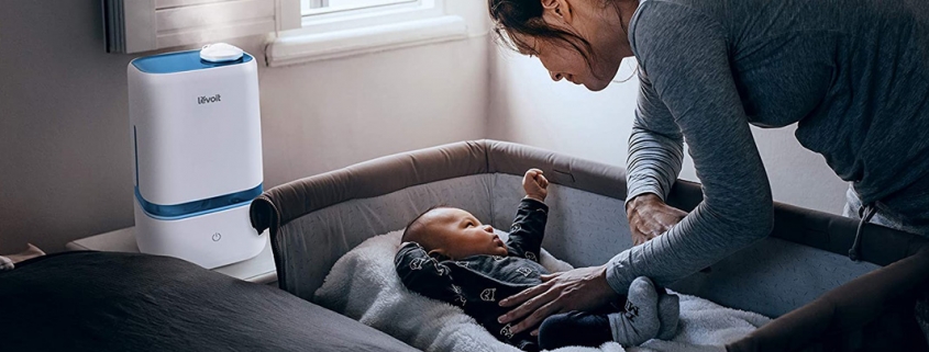 Levoit humidifier in baby room